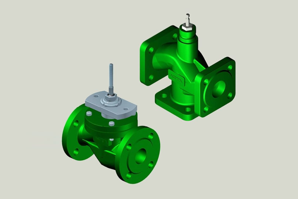 Научно-производственное объединение АСТА обновило библиотеку 3D-моделей регулирующих клапанов