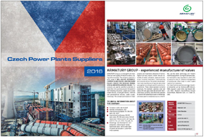 ARMATURY Group вошла в каталог Czech Power Plants Suppliers 2016